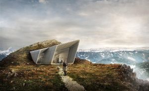 Corones, Zaha Hadid-designed addition to Messner's Mountain Museum